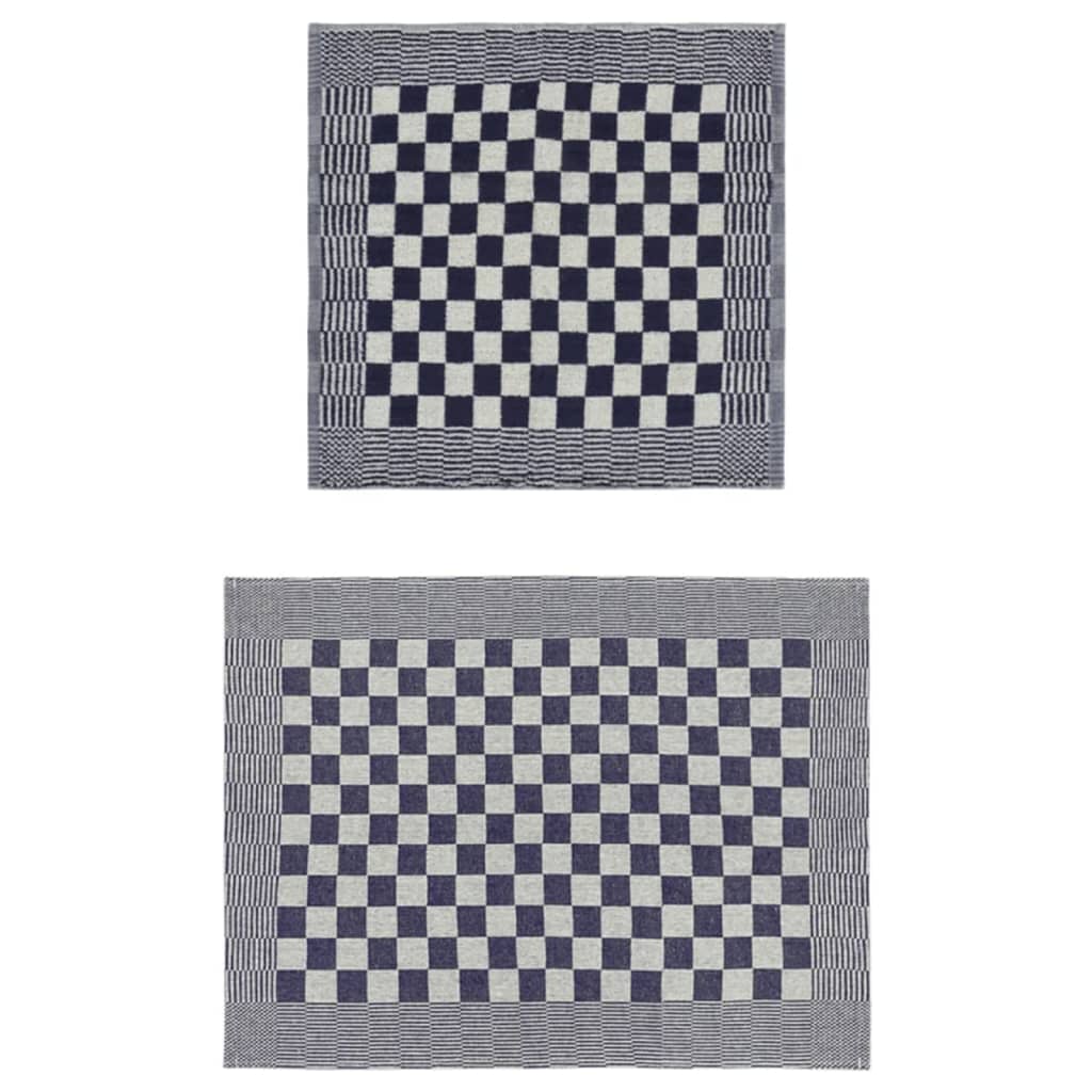 Set Strofinacci 50 pz in Cotone Blu e Bianco 136290