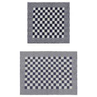 Set Strofinacci 50 pz in Cotone Blu e Bianco 136290