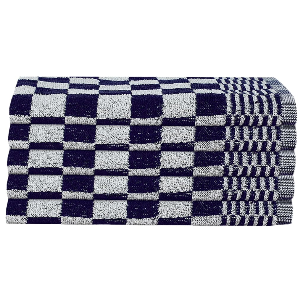 Set Strofinacci 50 pz in Cotone Blu e Bianco 136290