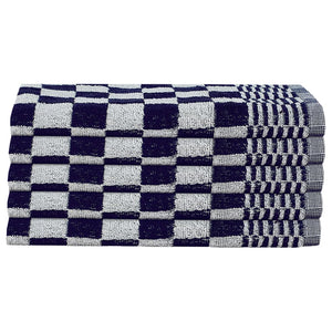 Set Strofinacci 50 pz in Cotone Blu e Bianco 136290