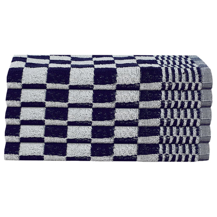 Set Strofinacci 50 pz in Cotone Blu e Bianco 136290