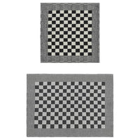 Set Strofinacci 50 pz in Cotone Nero e Biancocod mxl 105612