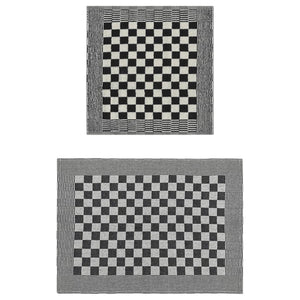 Set Strofinacci 50 pz in Cotone Nero e Biancocod mxl 105612