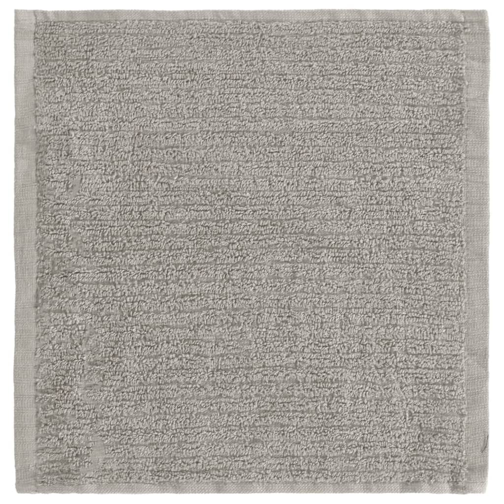 Set Strofinacci 12 pz in Cotone Grigio 136295