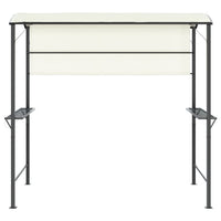 Gazebo con Tetto 220x110x200 cm Crema 318532