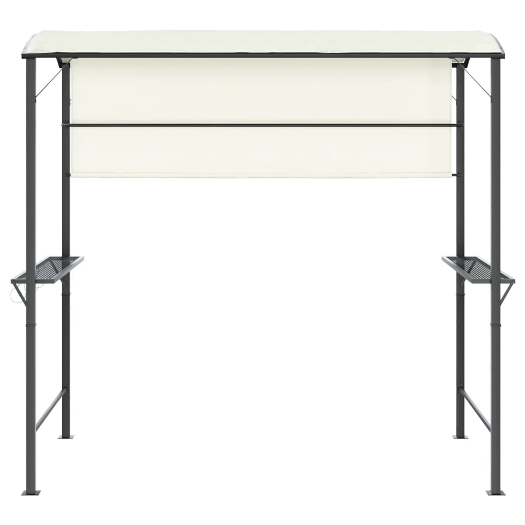 Gazebo con Tetto 220x110x200 cm Crema cod mxl 66138