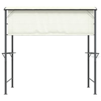 Gazebo con Tetto 220x110x200 cm Crema 318532