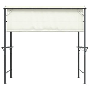 Gazebo con Tetto 220x110x200 cm Crema cod mxl 66138