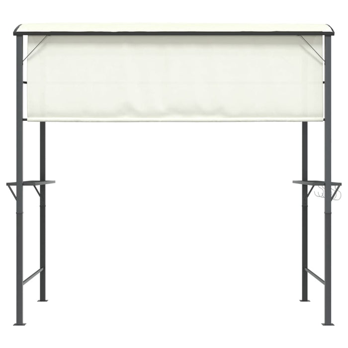 Gazebo con Tetto 220x110x200 cm Crema cod mxl 66138
