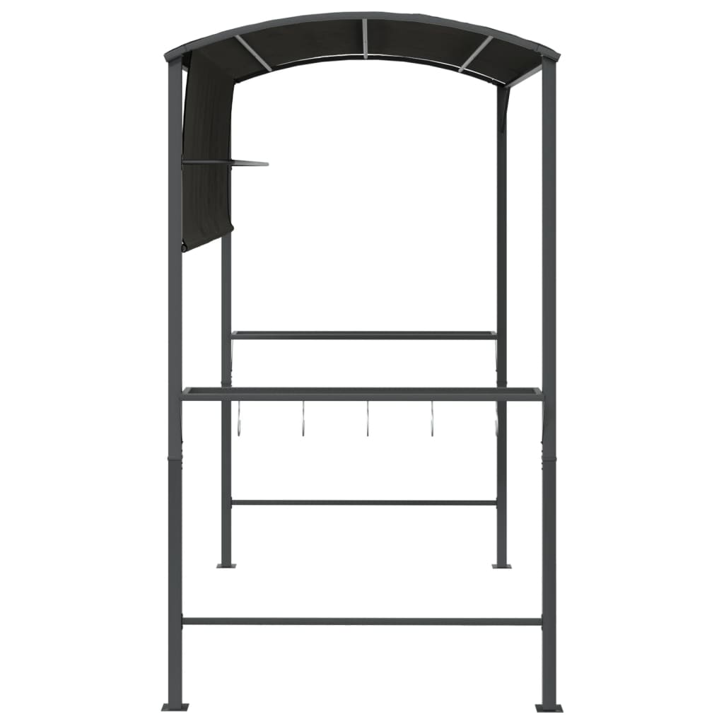 Gazebo con Tetto 220x110x200 cm Antracite 318533