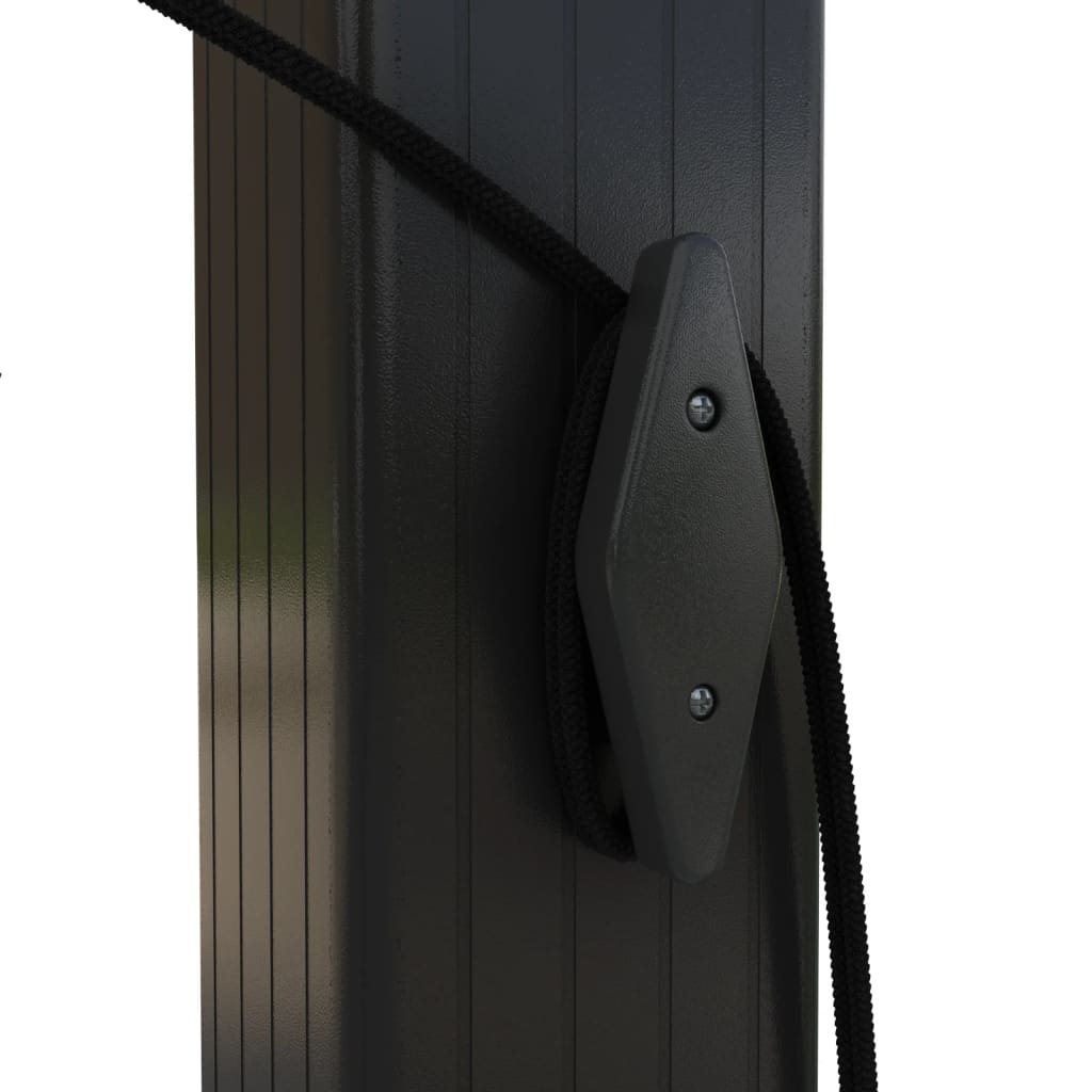 Pergola da Giardino con Tetto Retrattile 3x3 m Tortora 318536