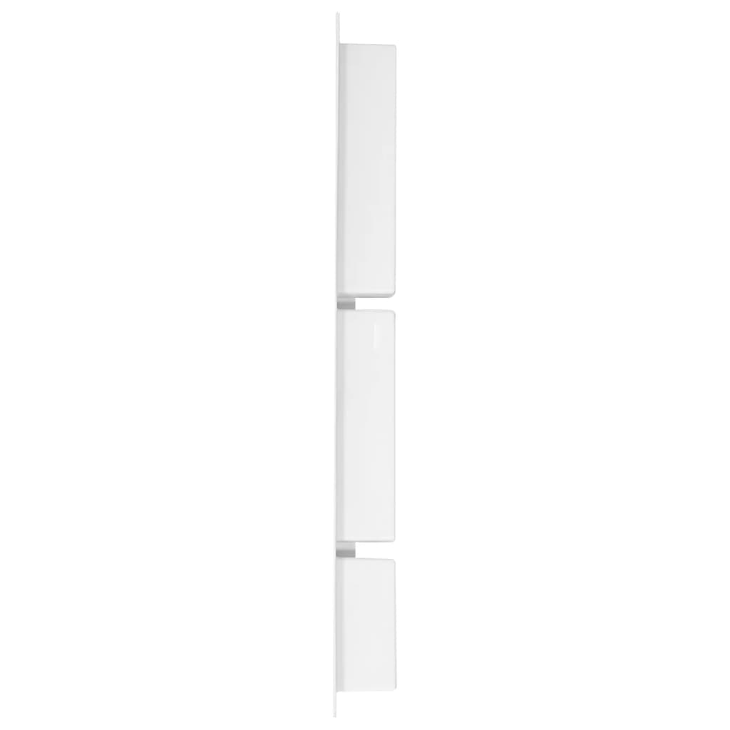 Nicchia da Doccia con 3 Scomparti Bianco Opaco 41x99x9 cmcod mxl 104604
