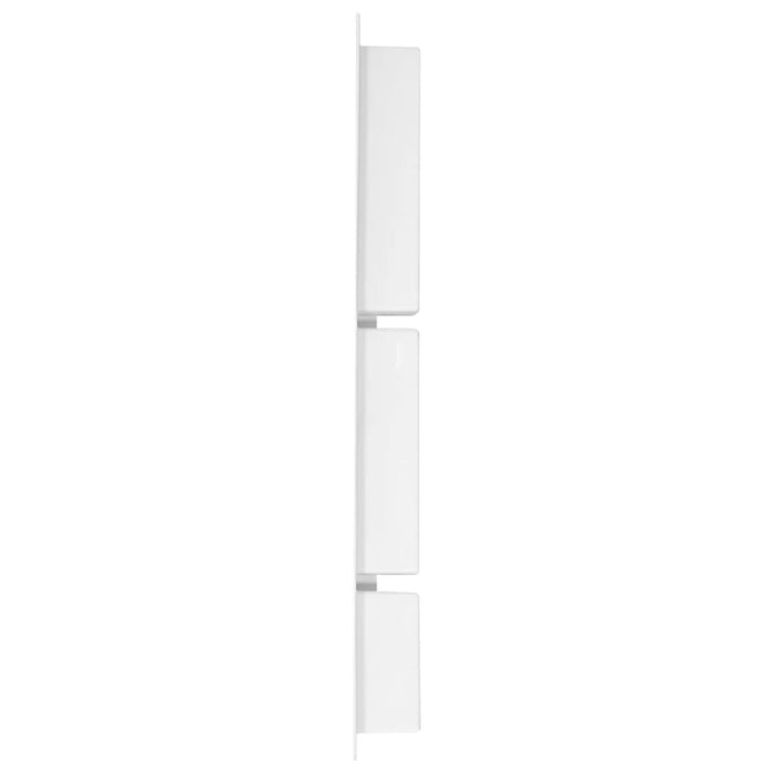 Nicchia da Doccia con 3 Scomparti Bianco Opaco 41x99x9 cmcod mxl 104604