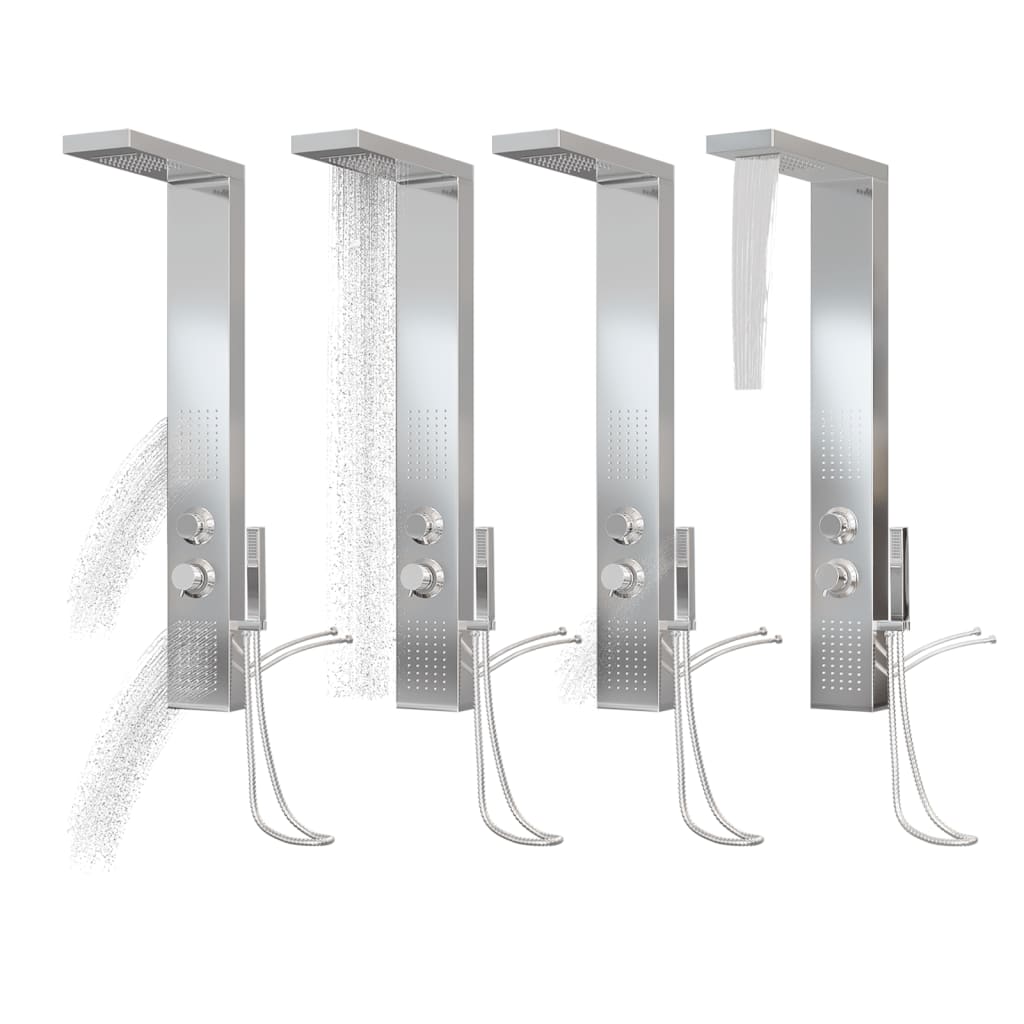 Sistema Pannello Doccia Pannello Bagno Sistema Miscelatore Doccia Doccia A Pioggia Interno Casa Acciaio Inox Quadrato 02_0003113