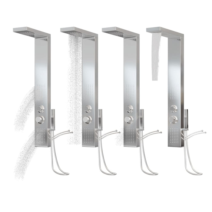 Sistema Pannello Doccia Pannello Bagno Sistema Miscelatore Doccia Doccia A Pioggia Interno Casa Acciaio Inox Quadrato 02_0003113