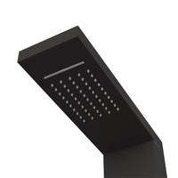 Pannello Doccia in Alluminio Nero 151416