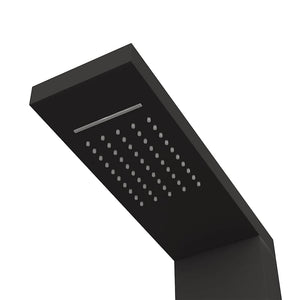 Pannello Doccia in Alluminio Nero 151416