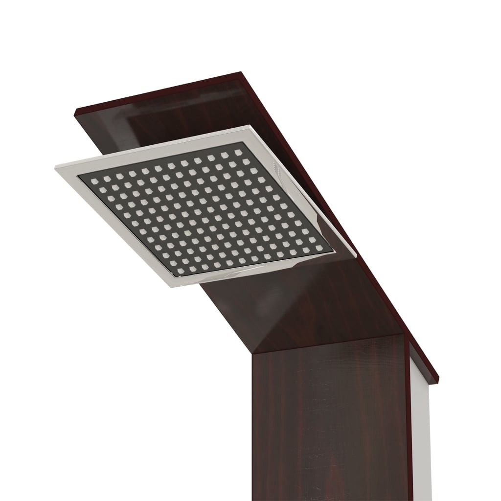 Sistema di pannelli doccia in vetro per bagno interno 127 cm marrone 02_0003122