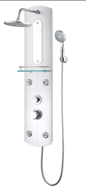 Pannello doccia soffione doccia plastica acciaio inox 110 cm 02_0003429