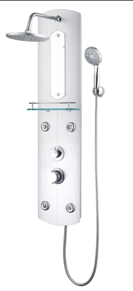 Pannello doccia soffione doccia plastica acciaio inox 110 cm 02_0003429