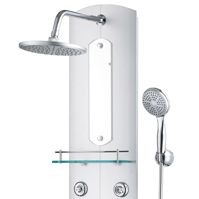 Pannello doccia soffione doccia plastica acciaio inox 110 cm 02_0003429