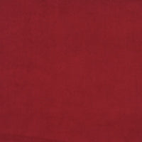 Sedia da Pranzo Girevole Rosso Vino in Velluto