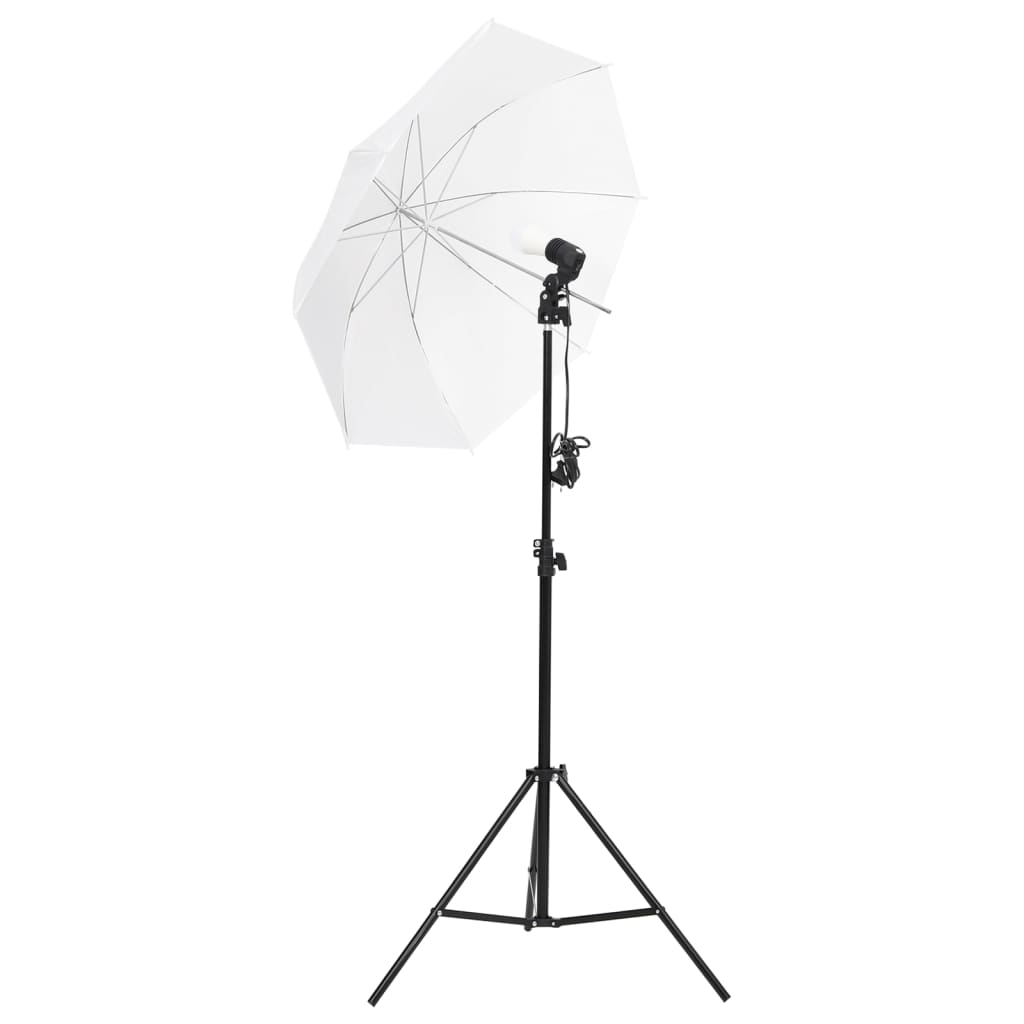 Kit per studio fotografico con fondale luminoso e riflettore nero 02_0042486
