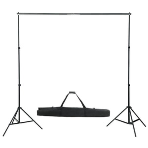 Kit per studio fotografico con fondale luminoso e riflettore nero 02_0042476