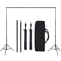 Kit per studio fotografico con fondale luminoso e riflettore nero 02_0042461