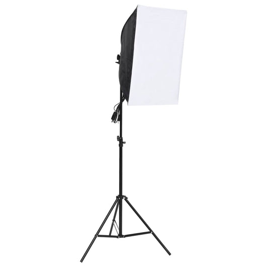 Kit per Studio Fotografico con Luce Softbox e Fondale 3094671