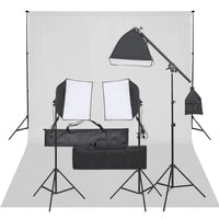 Kit per Studio Fotografico con Set di Luci e Fondalecod mxl 121426