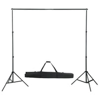 Kit per studio fotografico con fondale luminoso e riflettore nero 02_0042445