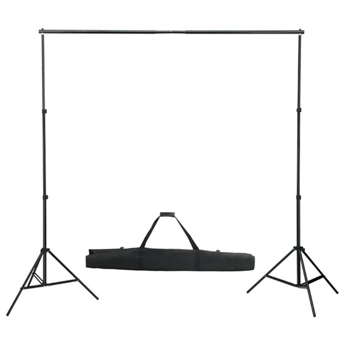 Kit per studio fotografico con fondale luminoso e riflettore nero 02_0042445