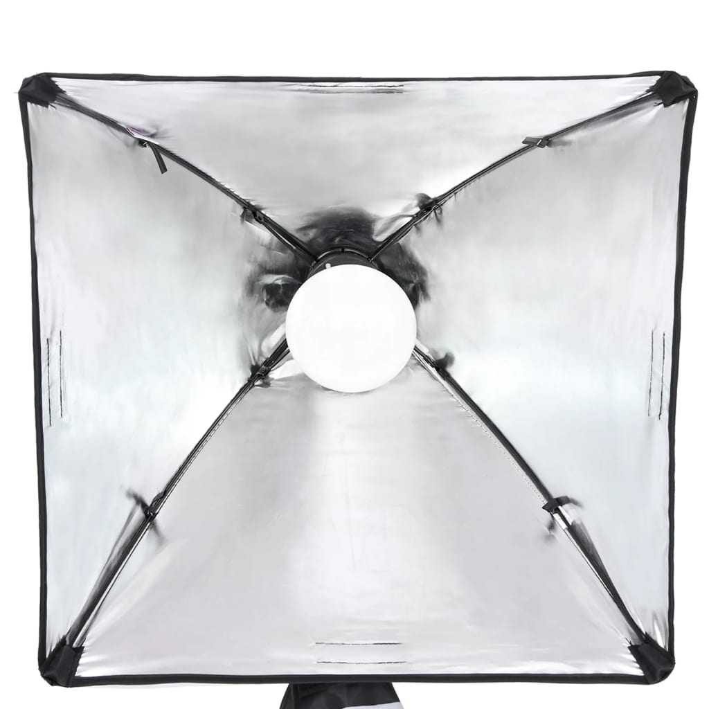 Kit per studio fotografico con fondale luminoso e riflettore nero 02_0042469