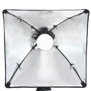 Kit per studio fotografico con fondale luminoso e riflettore nero 02_0042469