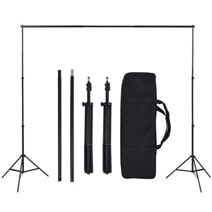 Kit per Studio Fotografico con Set Luci, Fondale e Riflettore 3094697