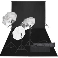 Kit per Studio Fotografico con Set di Luci e Fondale cod mxl 66407