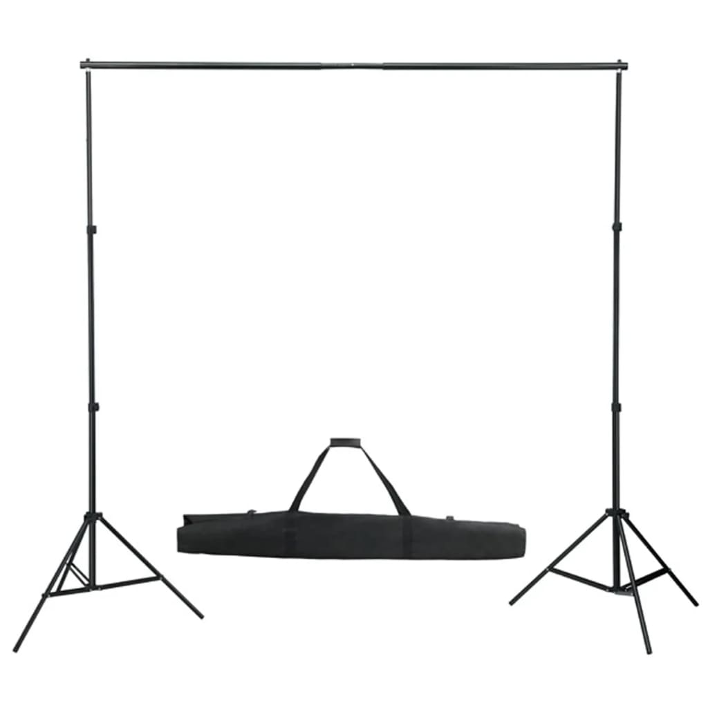 Kit studio fotografico con illuminazione e fondale nero 02_0042410