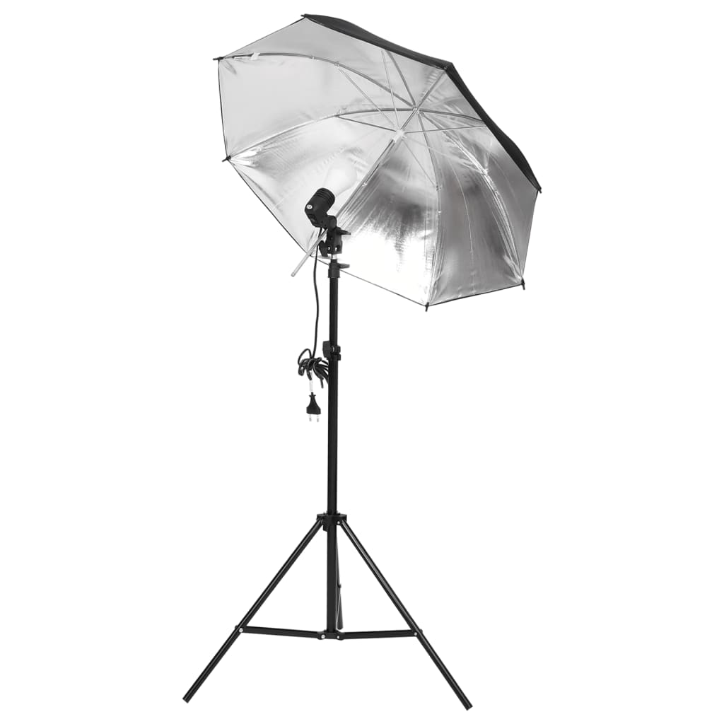 Kit per Studio Fotografico con Set di Luci e Fondale 3094712