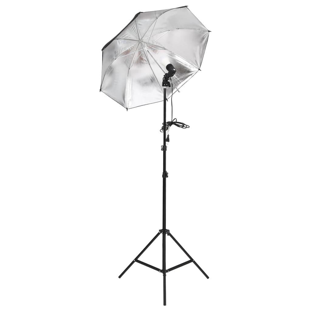 Kit studio fotografico con illuminazione e fondale nero 02_0042435