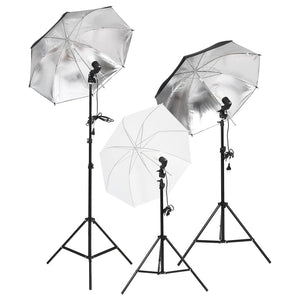 Kit per Studio Fotografico con Set Luci, Fondale e Riflettore cod mxl 66415