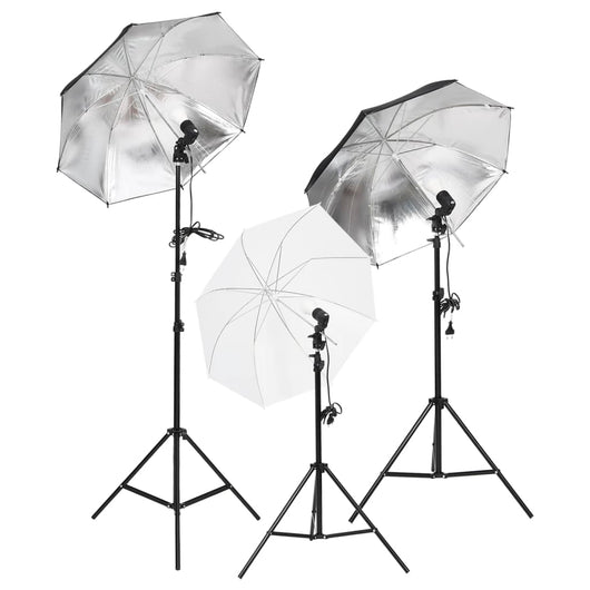 Kit per Studio Fotografico con Set di Luci e Fondale 3094730
