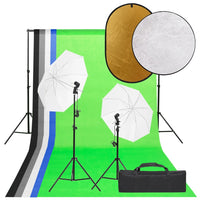 Kit per Studio Fotografico con Set Luci, Fondale e Riflettore cod mxl 66385