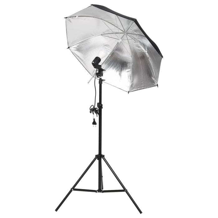 Kit per Studio Fotografico con Set Luci, Fondale e Riflettore 3094734