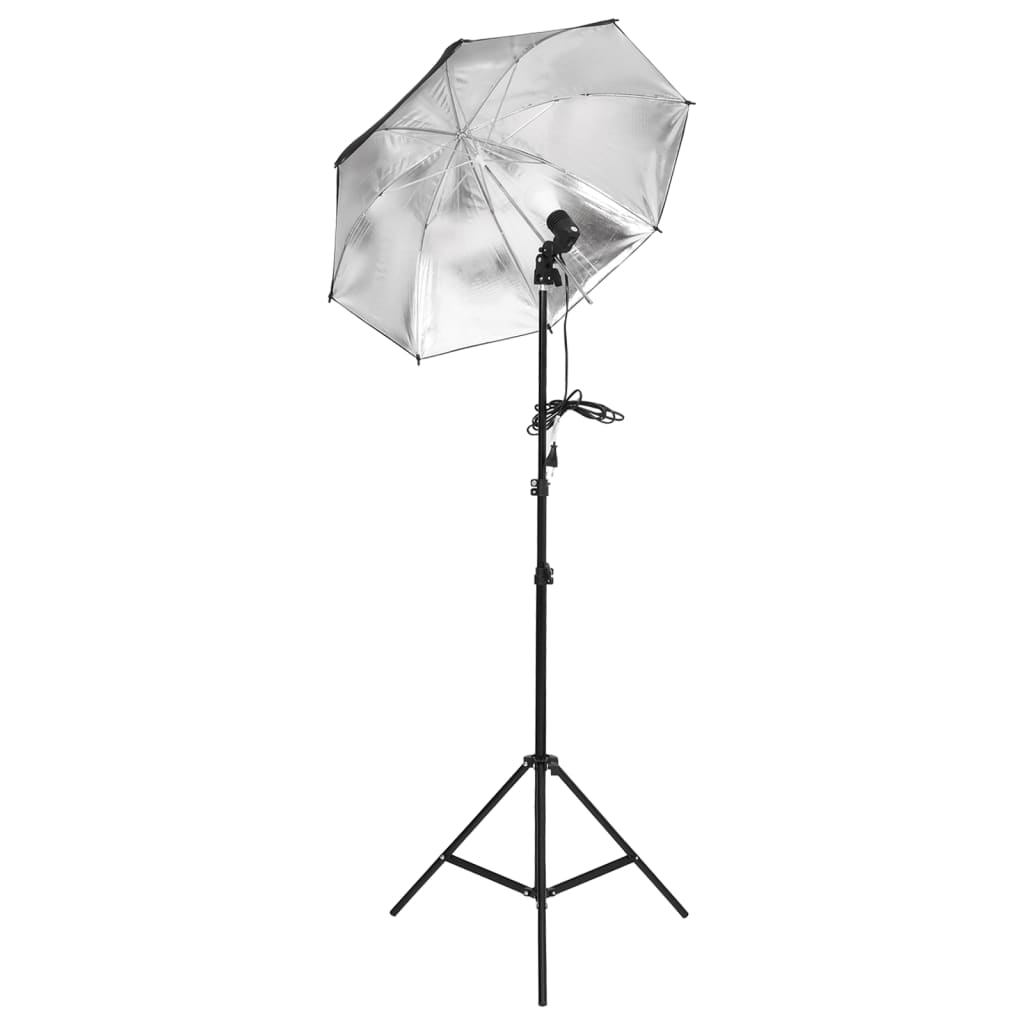Kit per studio fotografico con fondale luminoso e riflettore nero 02_0042450