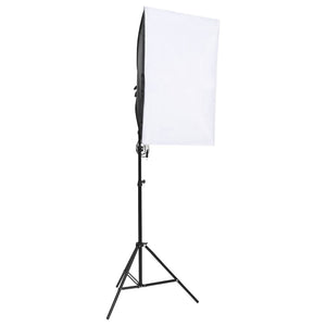 Kit per Studio Fotografico con Set di Luci e Fondale 3094738