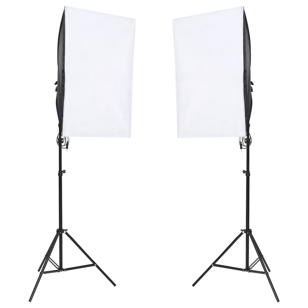 Kit per Studio Fotografico con Set di Luci e Fondale 3094740