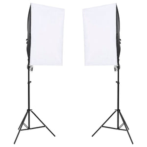Kit per Studio Fotografico con Set di Luci e Fondale