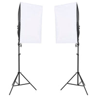 Kit per Studio Fotografico con Set di Luci e Fondale 3094742