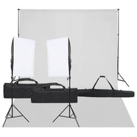 Kit per Studio Fotografico con Set di Luci e Fondalecod mxl 97496